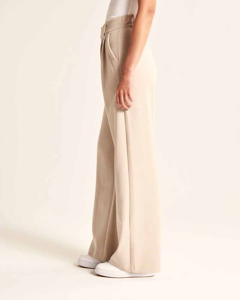 LILY | Taillierte Hose mit weitem Bein