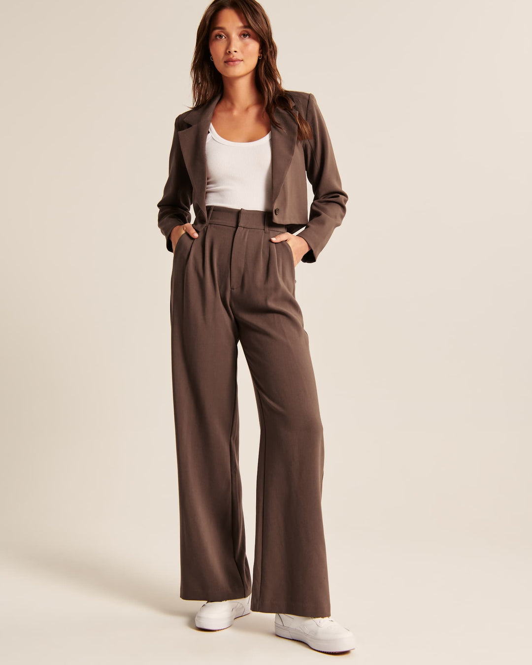 LILY | Taillierte Hose mit weitem Bein