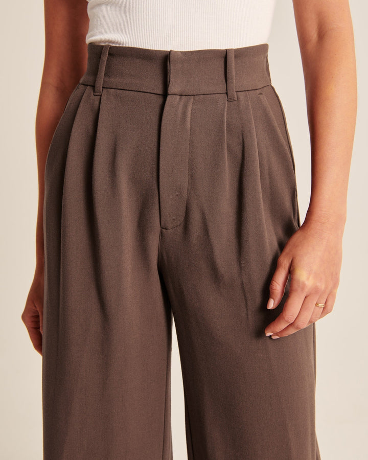 LILY | Taillierte Hose mit weitem Bein