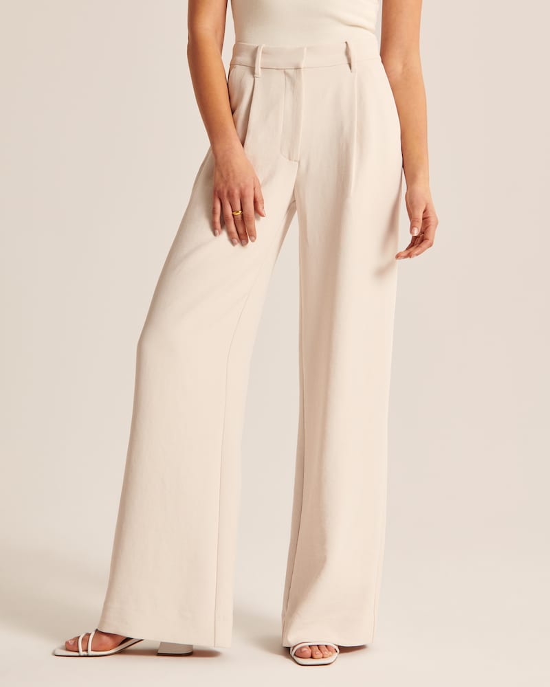 LILY | Taillierte Hose mit weitem Bein