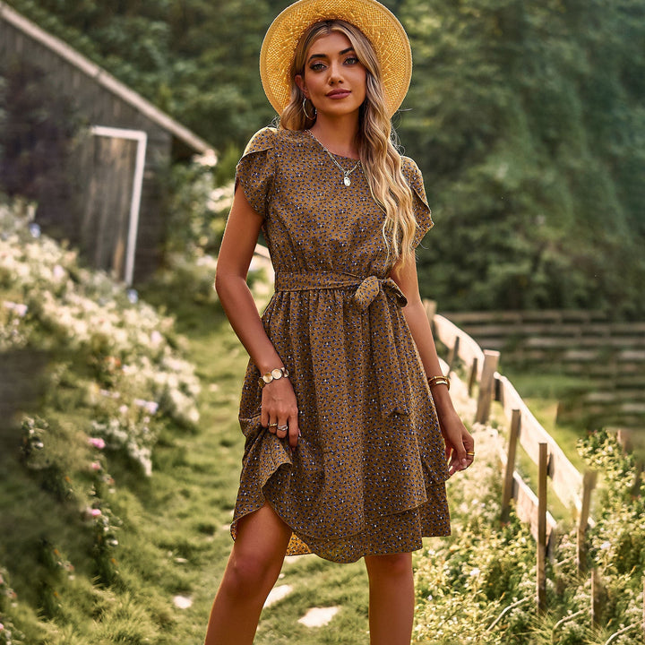 Miriam™ Trendiges Kleid mit Schmeichelhaftem Taillenband