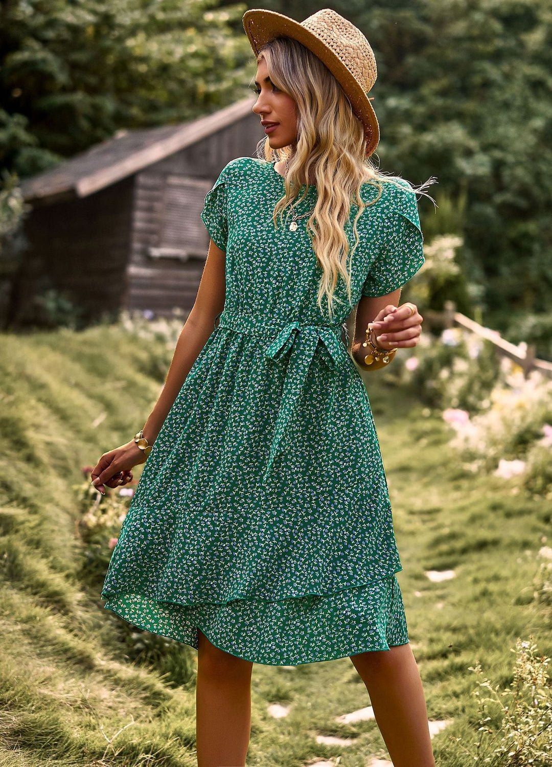 Miriam™ Trendiges Kleid mit Schmeichelhaftem Taillenband