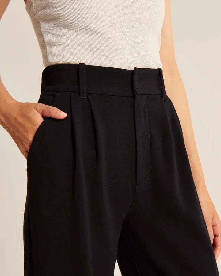 LILY | Taillierte Hose mit weitem Bein